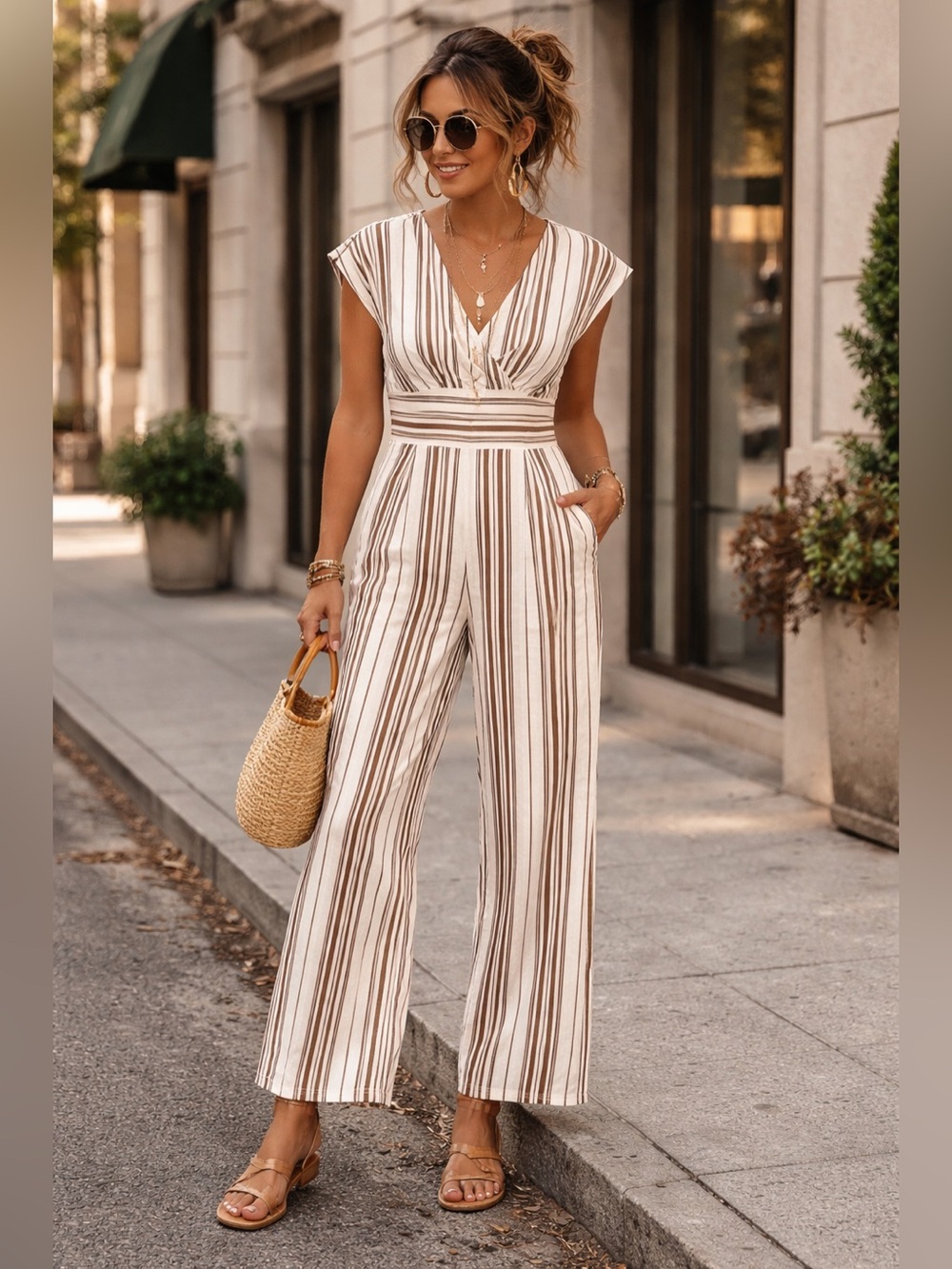 The Fifth Label ASAP JUMPSUIT 100% cotton wide leg